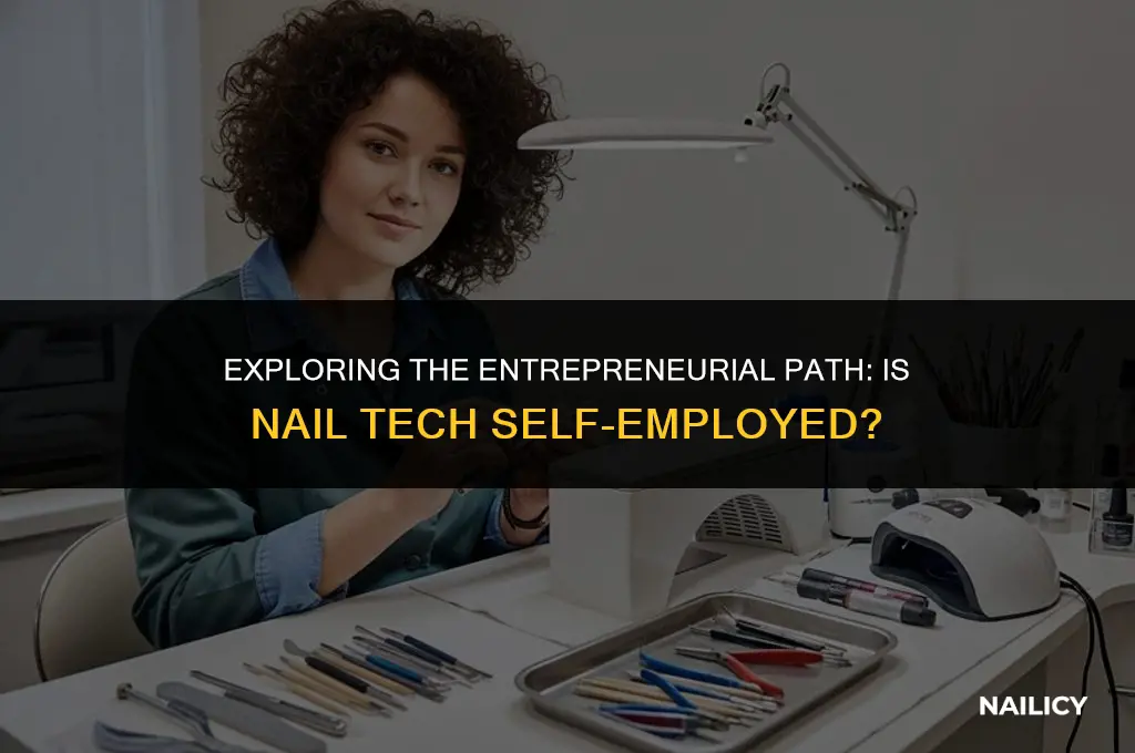 is nail tech self employed