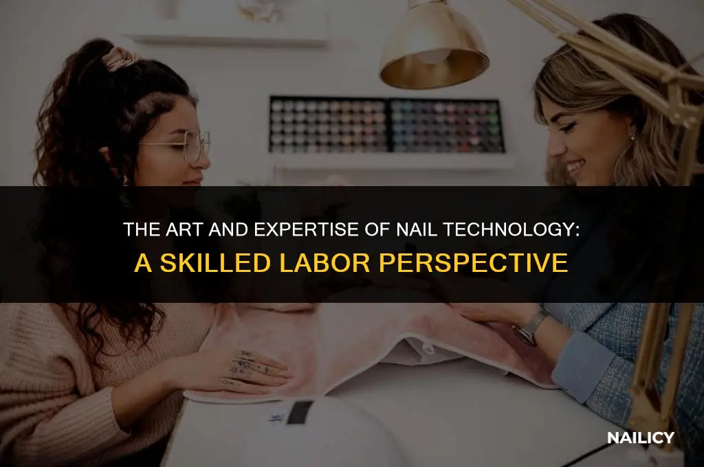 is nail tech skilled labor
