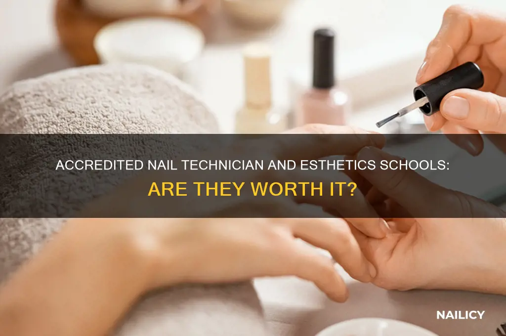 is nail technician and esthetics accredited school