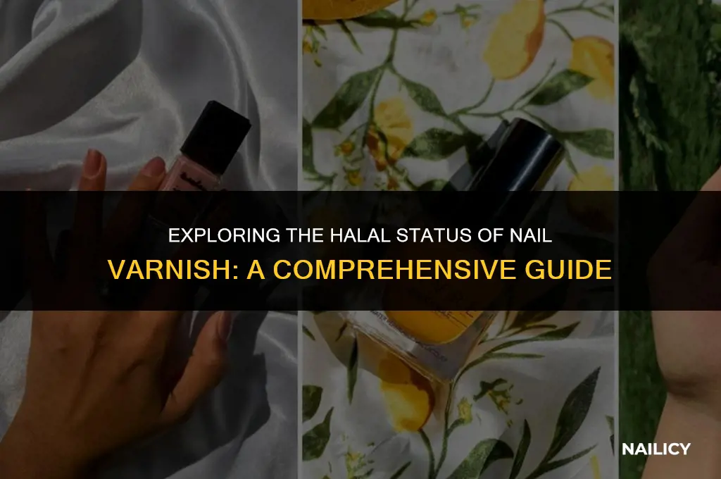 is nail varnish haram