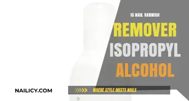 Nail Varnish Remover: Isopropyl Alcohol's Role