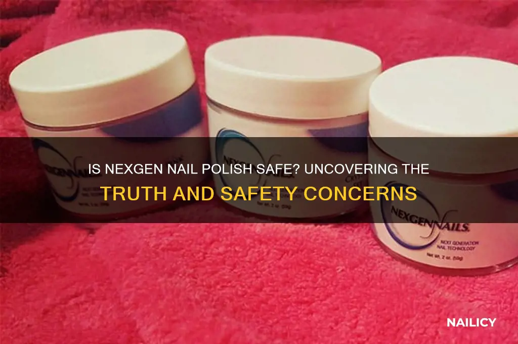 is nexgen nail polish safe