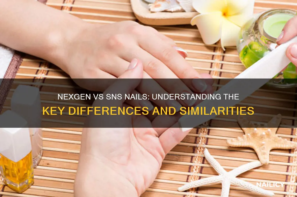 is nexgen the same as sns nails