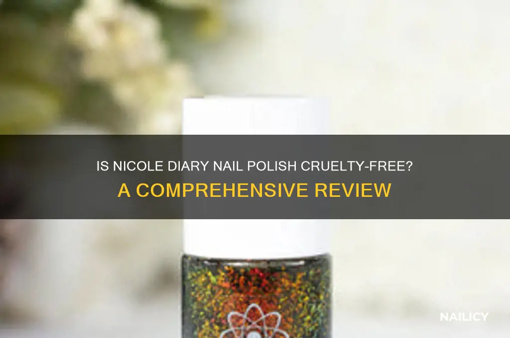 is nicole diary nail polish cruelty free