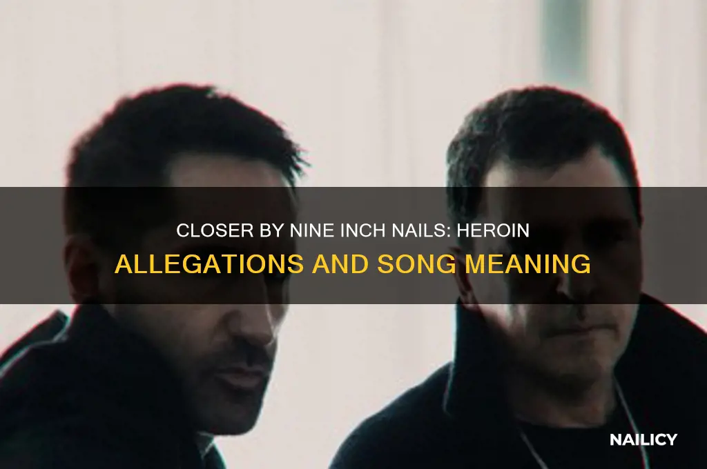 is nine inch nails closer about heroin
