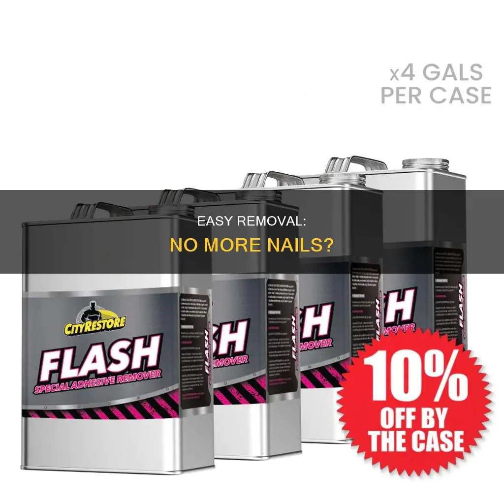 is no more nails easy to remove