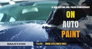 Is Non-Acetone Nail Polish Remover Safe for Auto Paint?