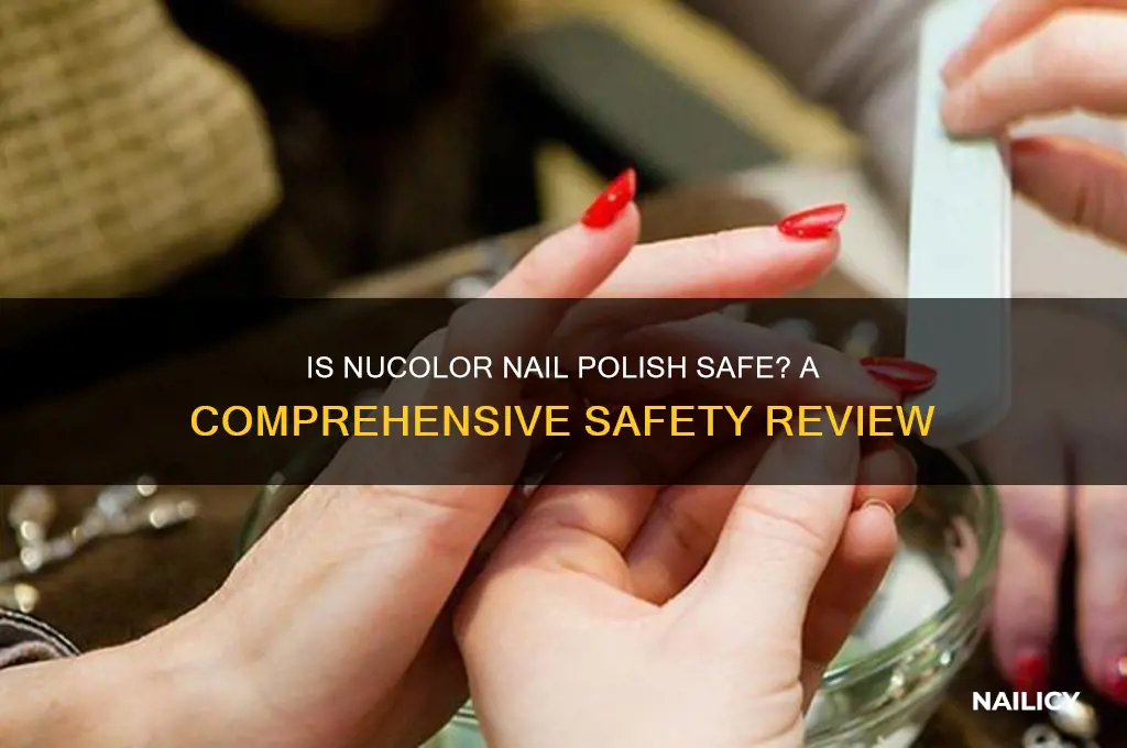 is nucolor nail polish safe