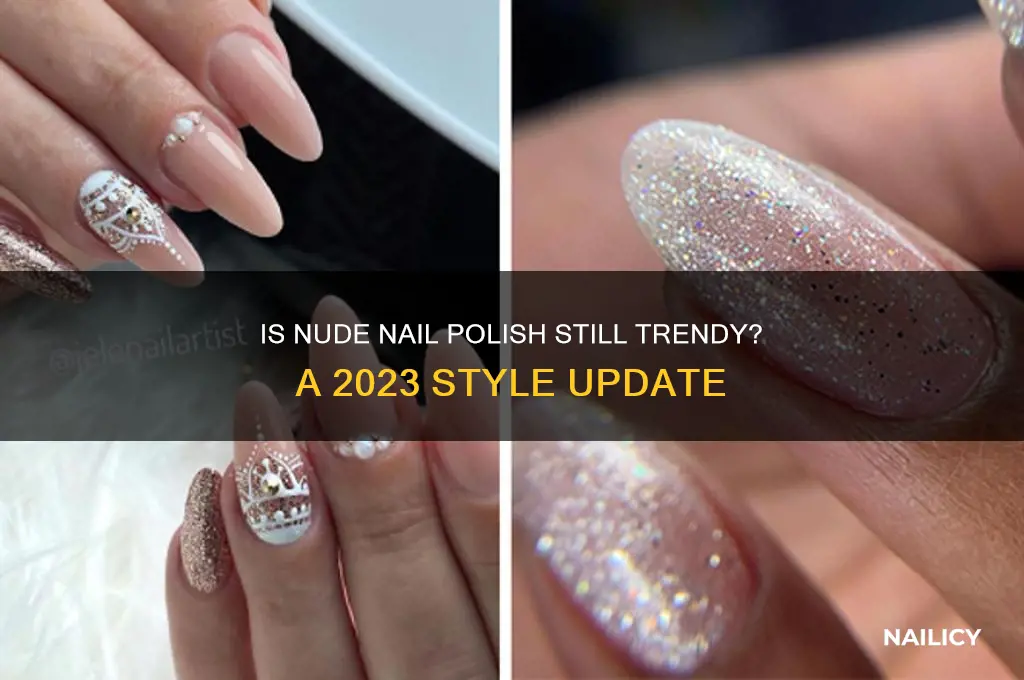 is nude nail polish trendy