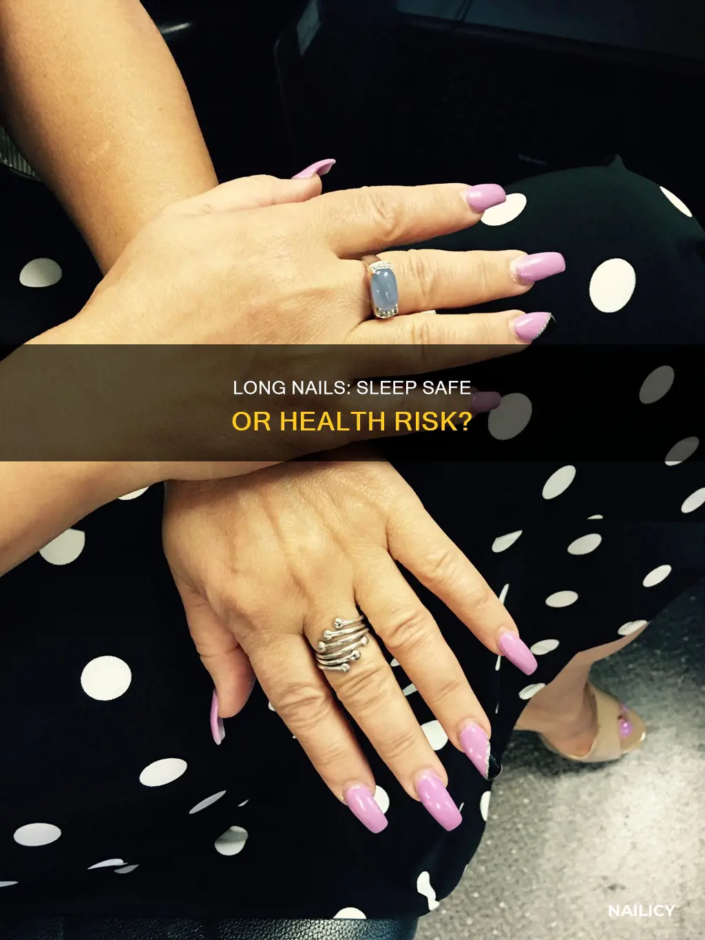 is ok to sleep with long nails