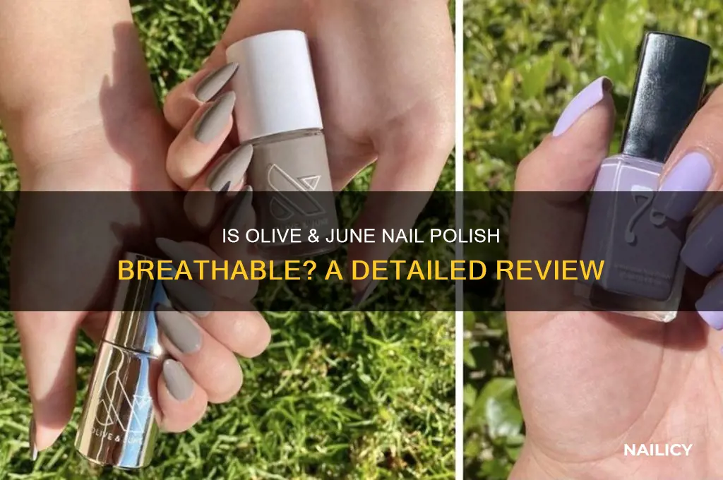 is olive and june nail polish breathable