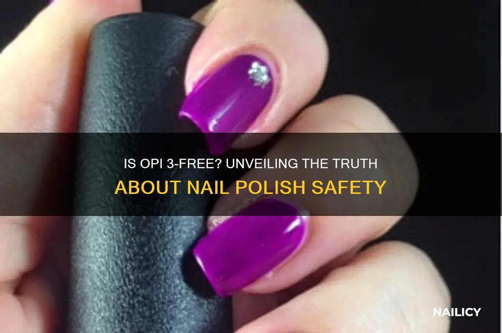 is opi 3 free nail polish