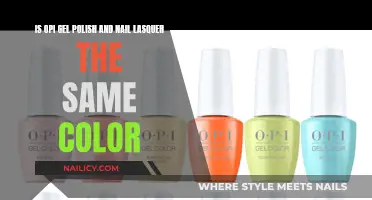 OPI Gel Polish and Nail Lacquer: Same Color, Different Names?