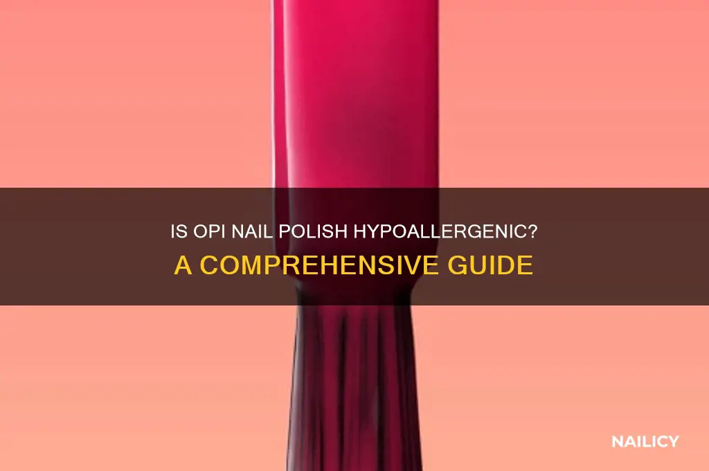 is opi hypoallergenic nail polish