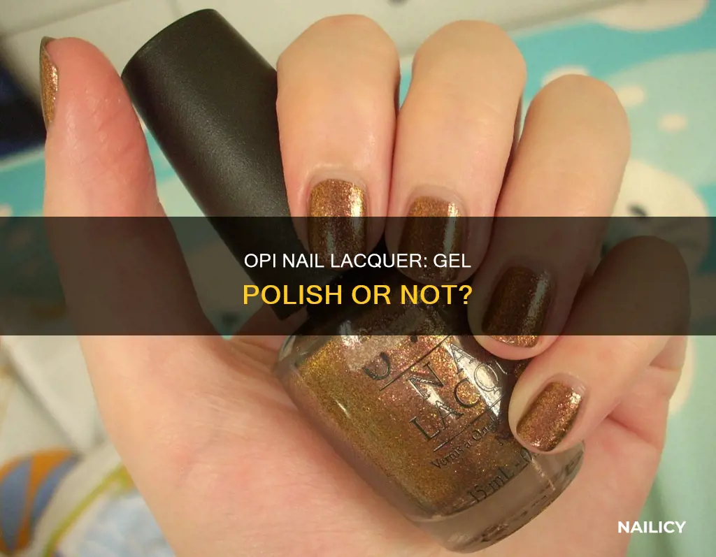is opi nail lacquer a gel polish