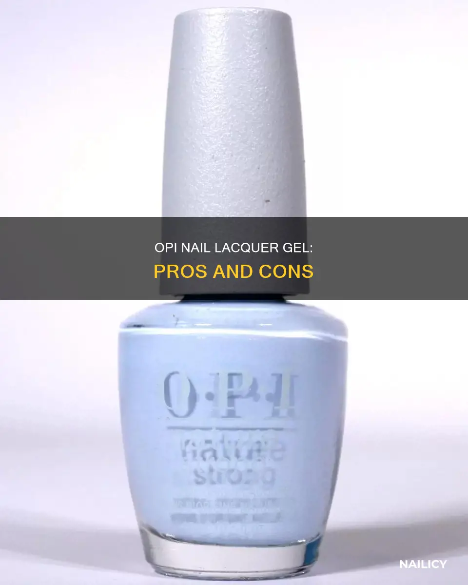 is opi nail lacquer gel