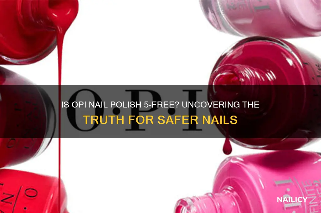 is opi nail polish 5 free