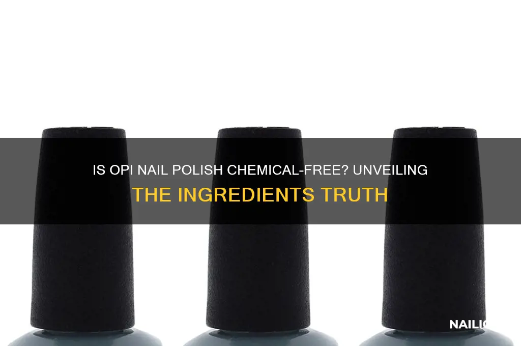 is opi nail polish chemical free