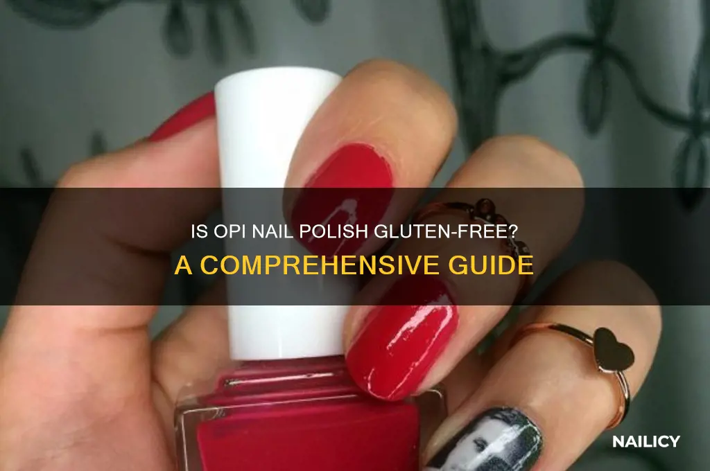 is opi nail polish gluten free