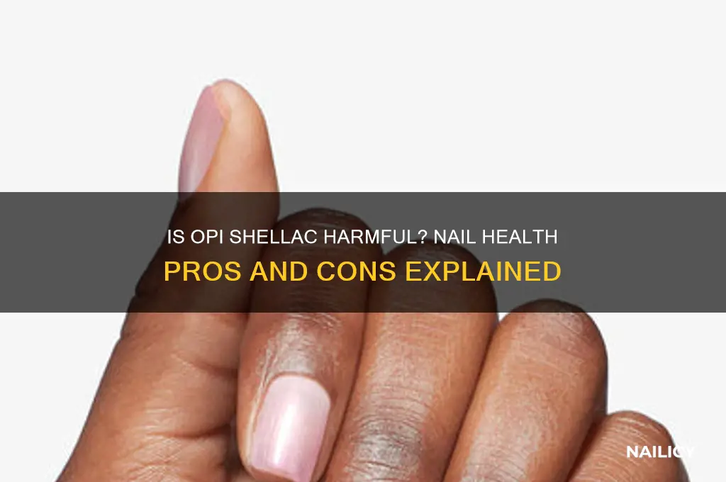 is opi shellac bad for your nails