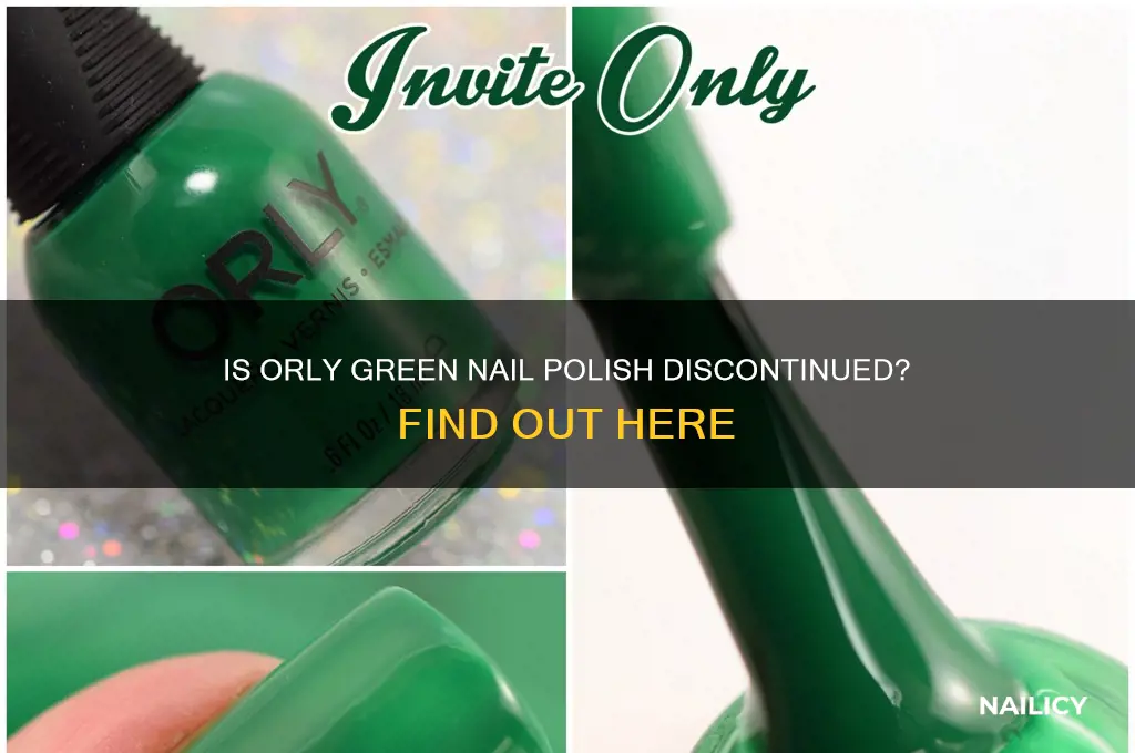 is orly green a discontinued nail polish