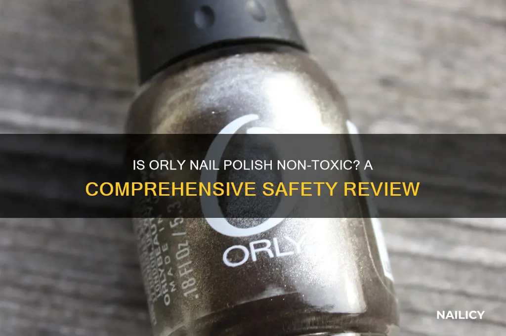 is orly nail polish non toxic