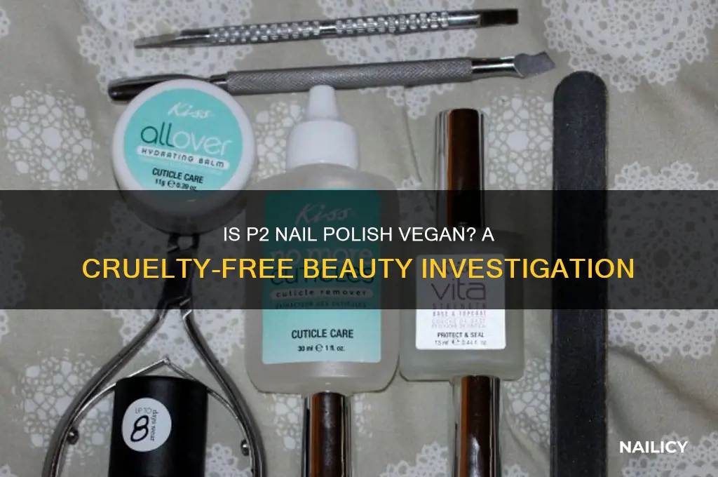 is p2 nail polish vegan