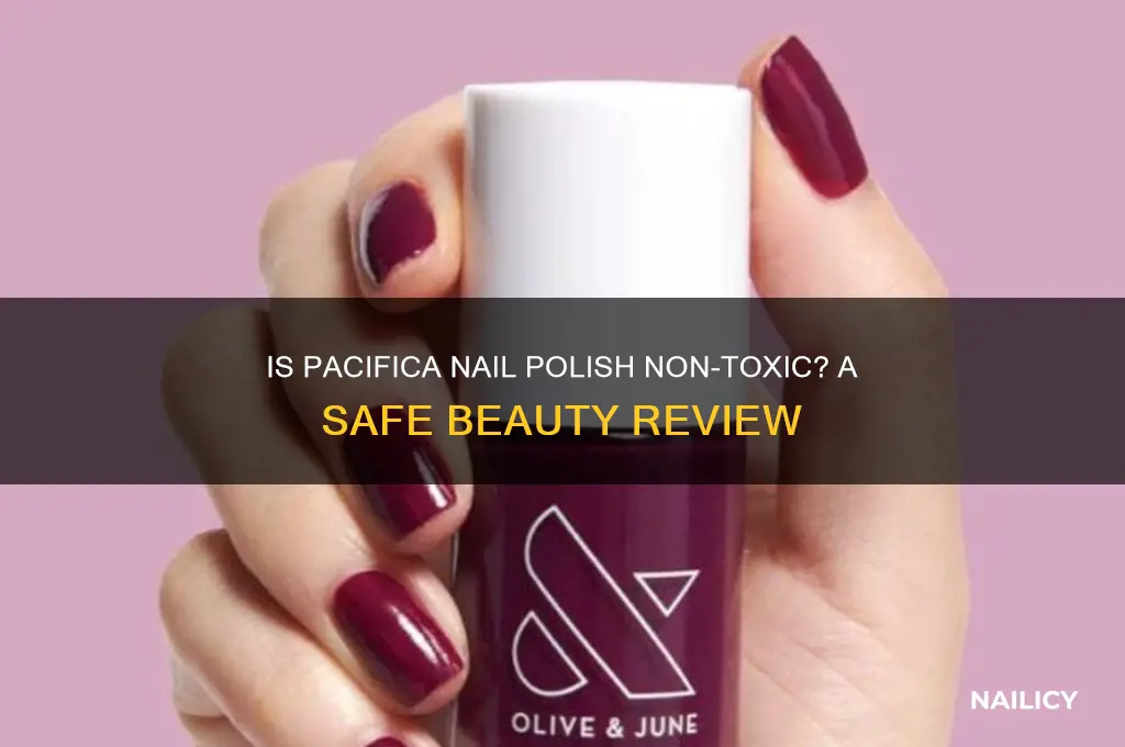 is pacifica nail polish free of toxins