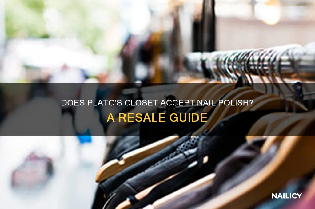 is platos closet accepting nail polish