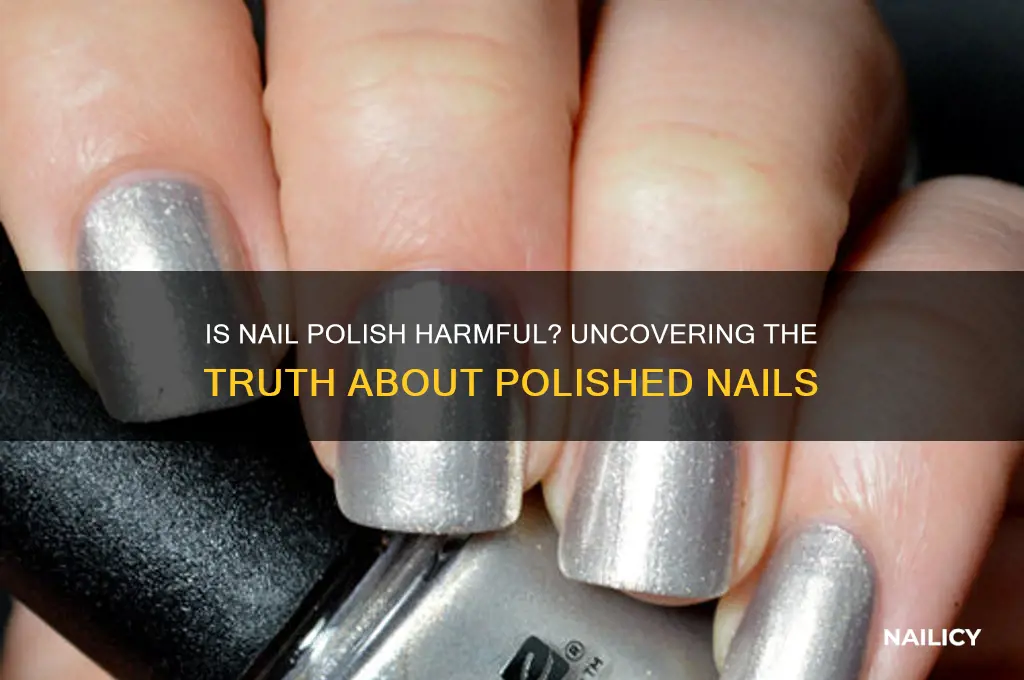 is polishing your nails bad