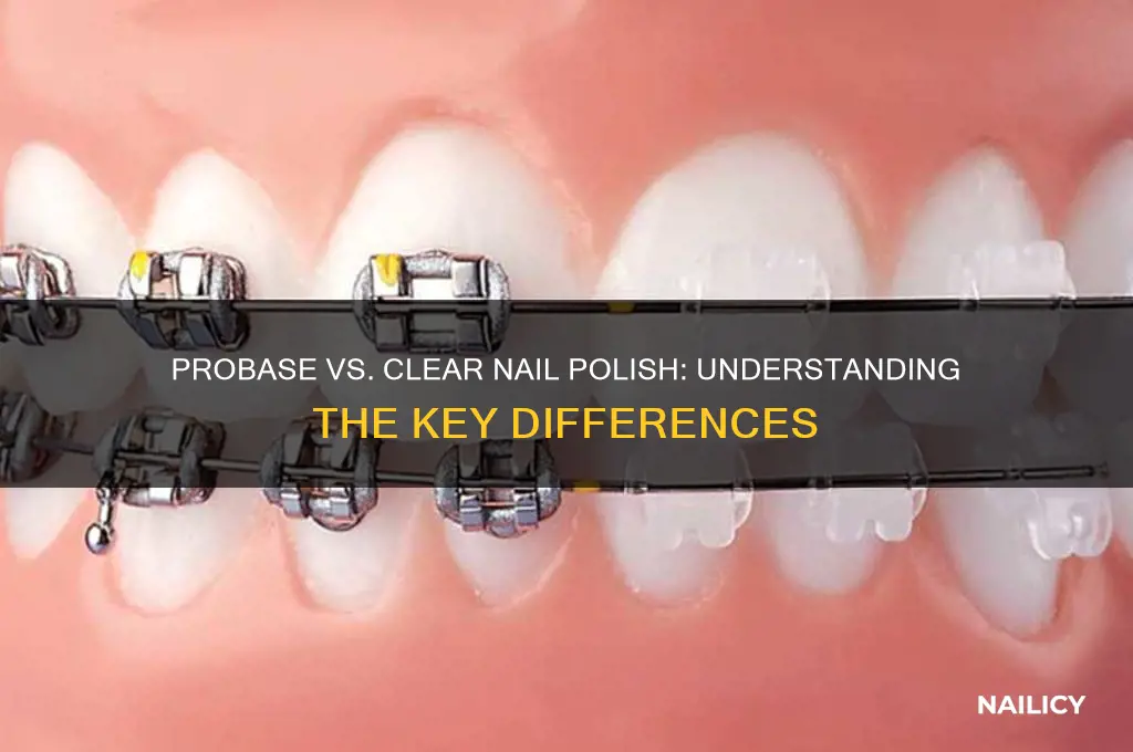 is probase nail polish the same as clear nail polish