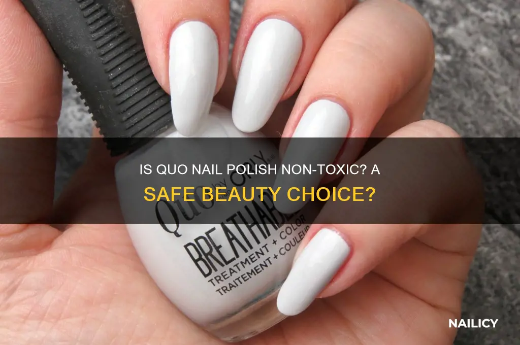 is quo nail polish non toxic
