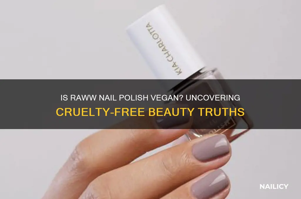 is raww nail polish vegan