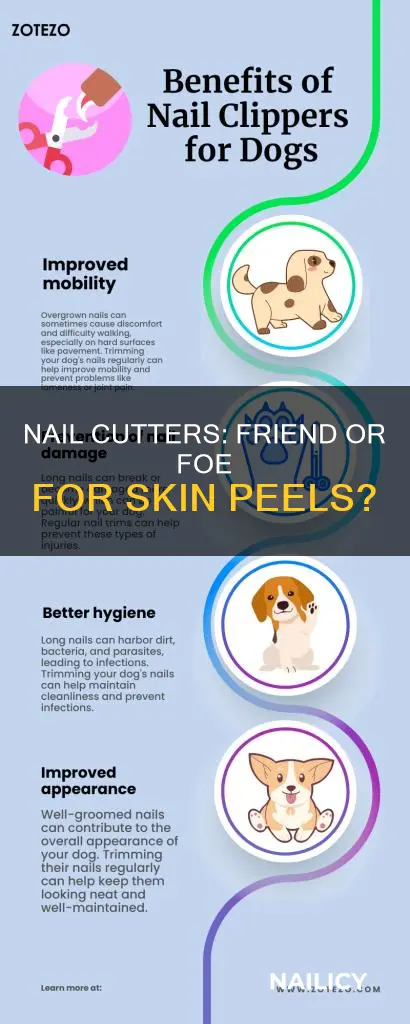 is removing your finger skin peel with nail cutters bad