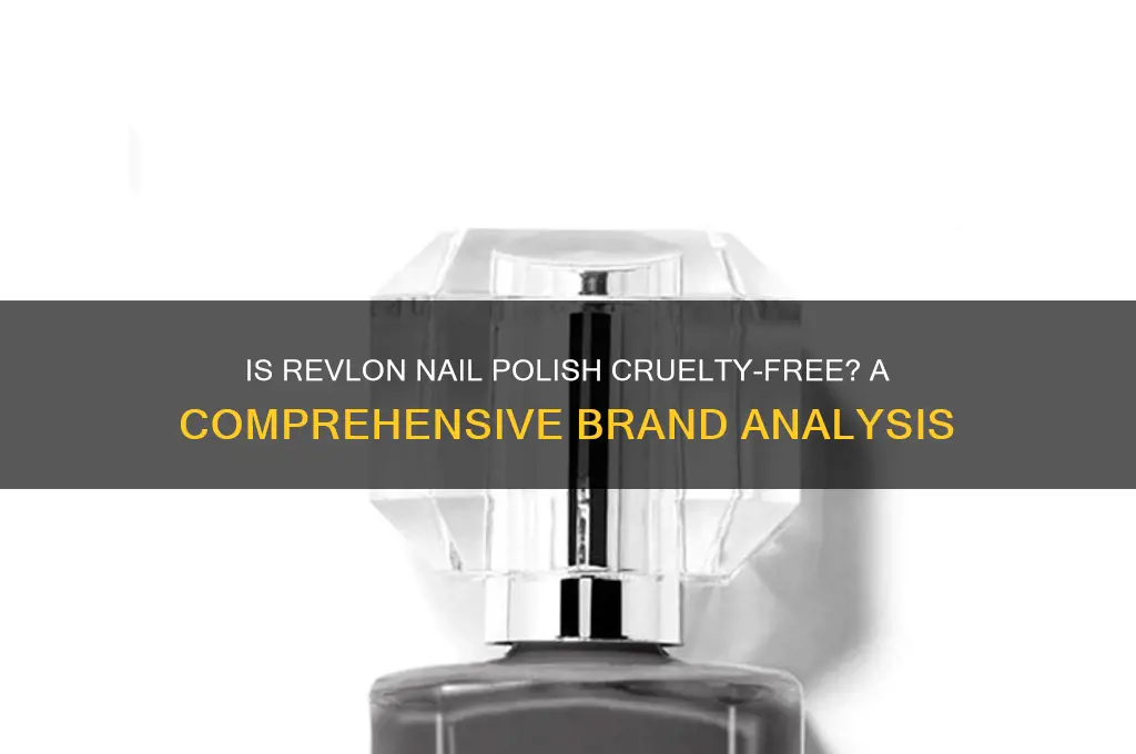 is revlon nail polish cruelty free