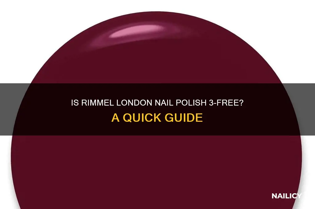 is rimmel london nail polish 3 free