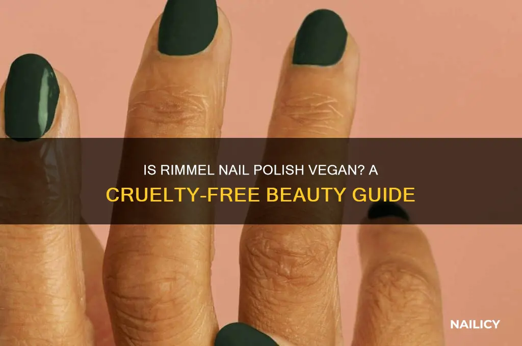 is rimmel nail polish vegan