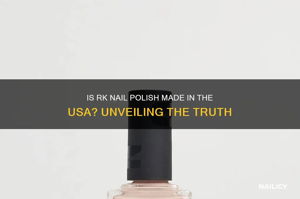 is rk n nail polish made in usa