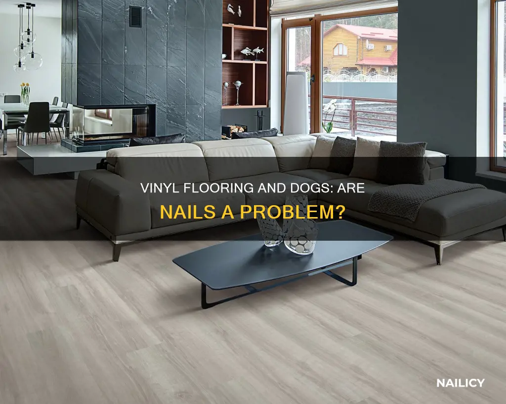 is roll up vinyl flooring cuts with dogs nails