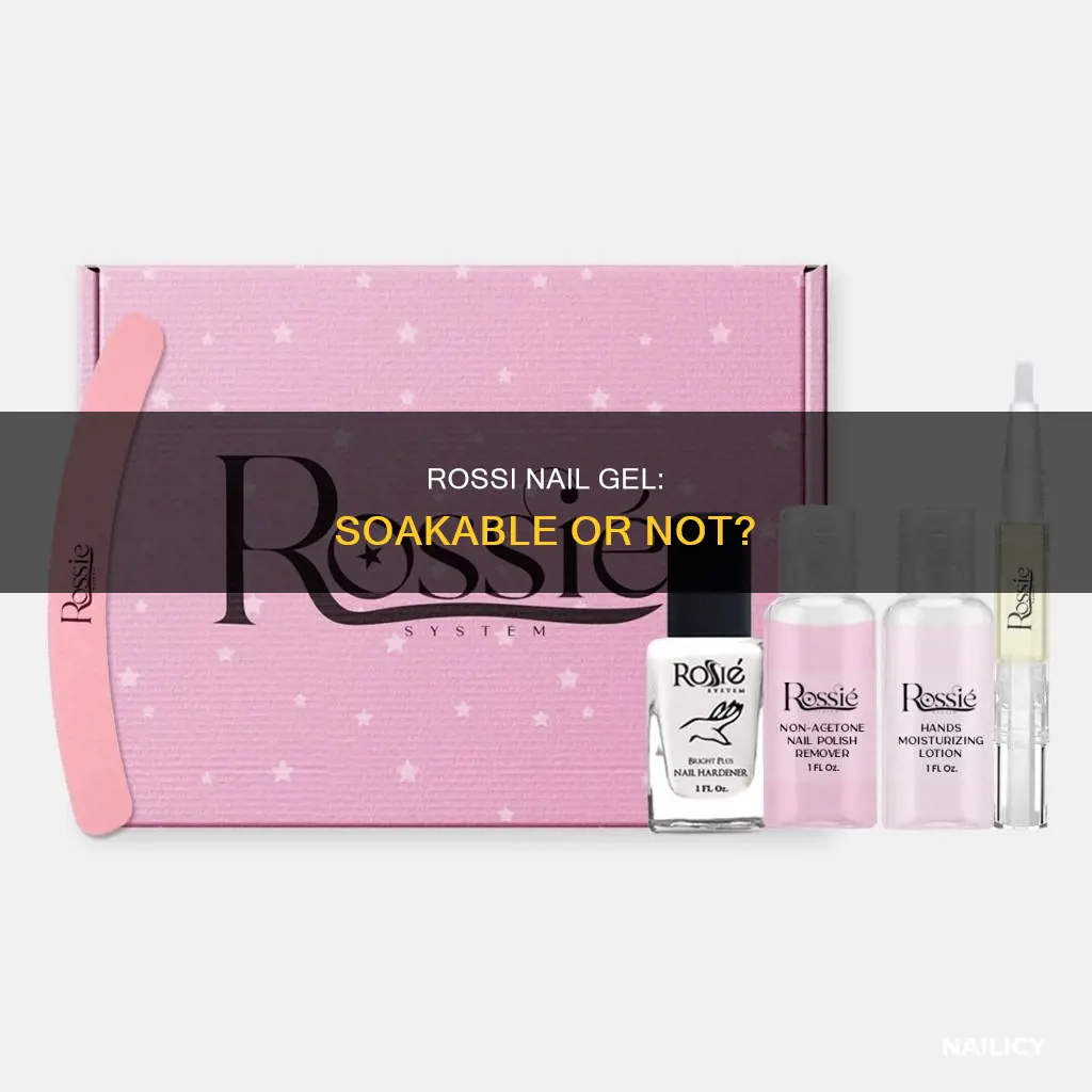 is rossi nail gel soakable