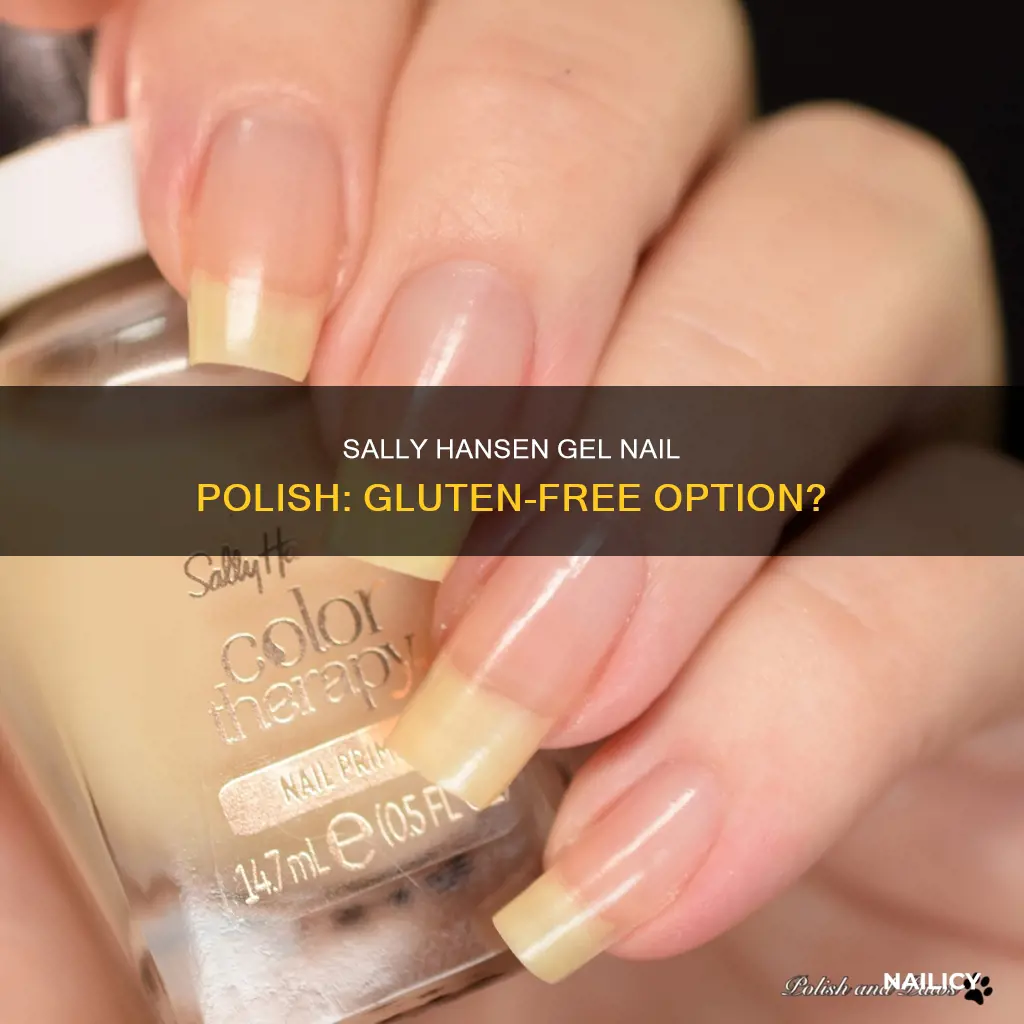 is sally hansen gel nail polish gluten free