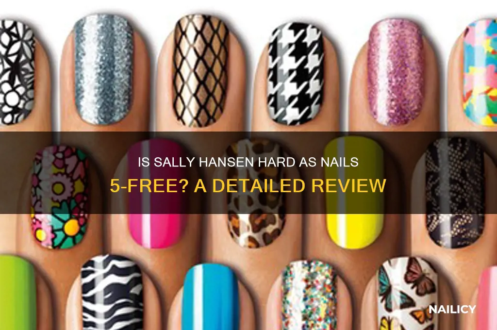 is sally hansen hard as nails 5 free