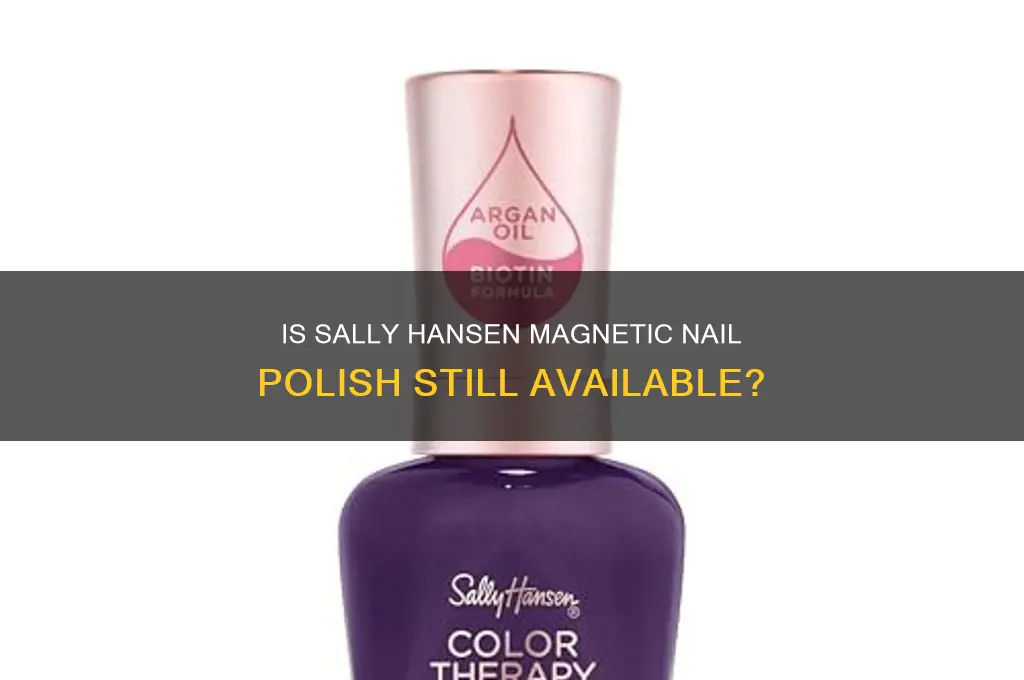 is sally hansen magnetic nail polish discontinued