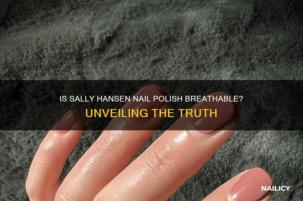 is sally hansen nail polish breathable