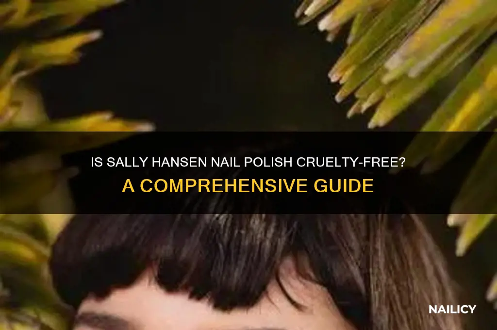 is sally hansen nail polish cruelty free