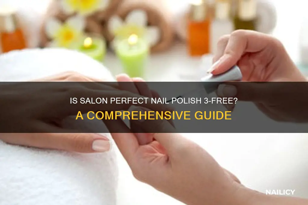 is salon perfect nail polish 3 free