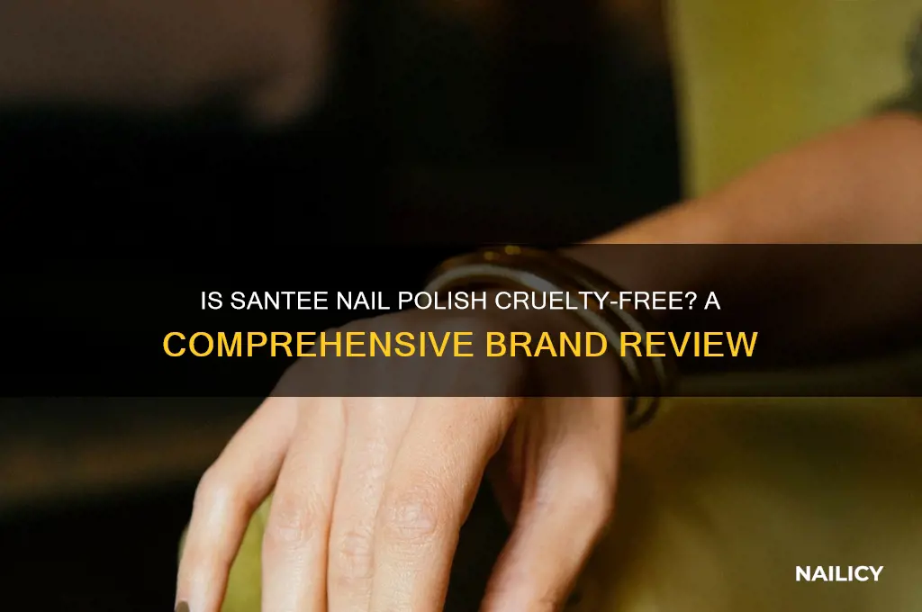 is santee nail polish cruelty free