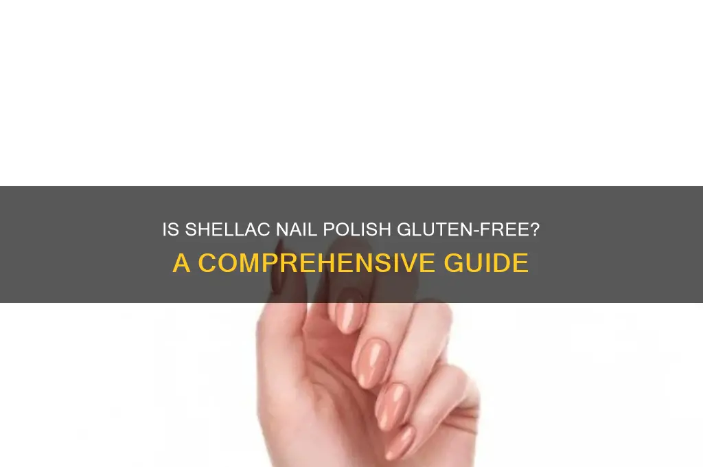 is shellac nail polish gluten free