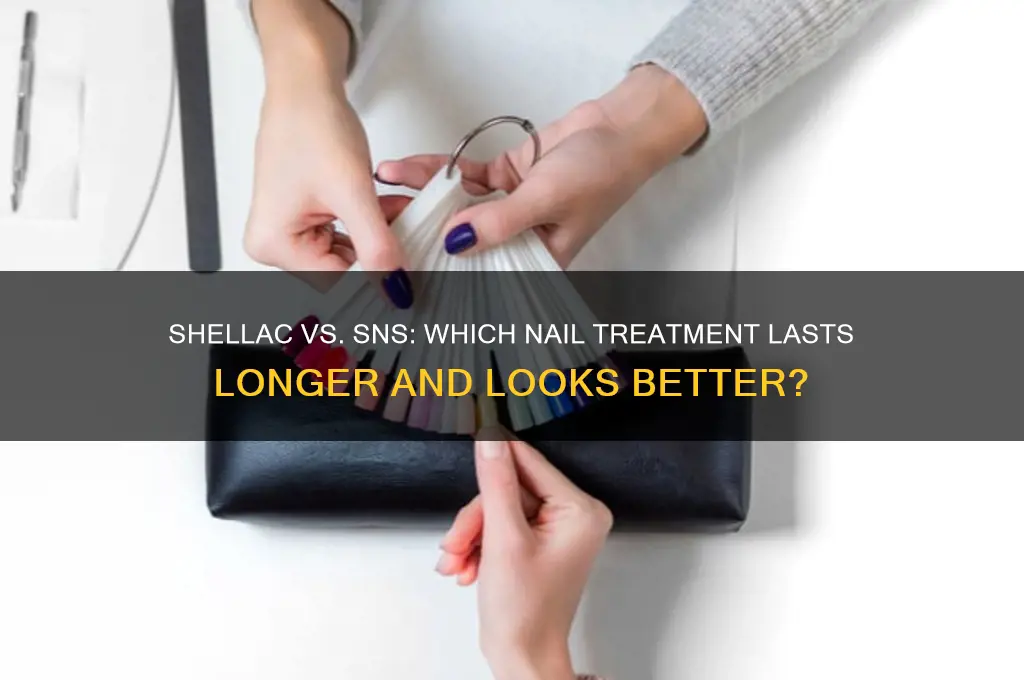 is shellac or sns better for nails