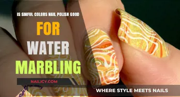 Sinful Colors for Water Marbling: A Nail Art Enthusiast's Review